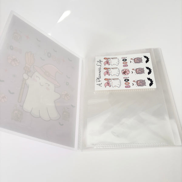 Spooky-Cute Ghost Sticker Storage