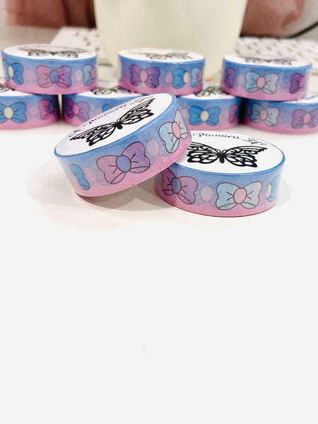 Pastel Bow Washi Tape 15mm for Planners, Journals and Crafts — product photo 1