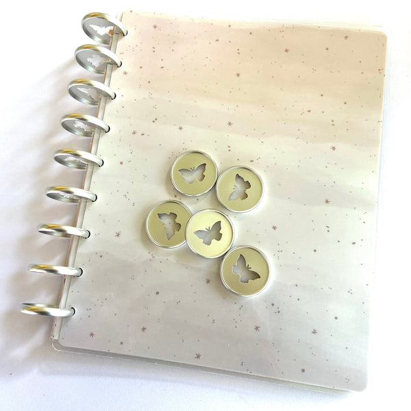 Silver 28mm Planner Binding Discs for Disc Bound Planners — product photo 1