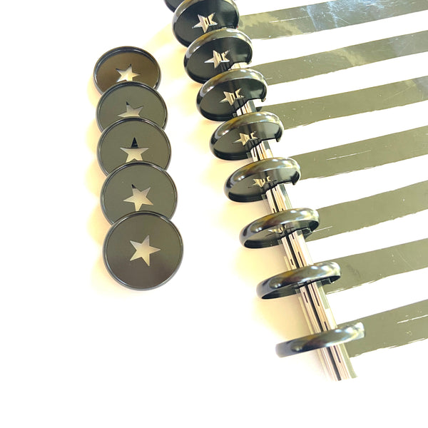 Black Star 32mm Planner Binding Discs for Disc Bound Planners — product photo 1
