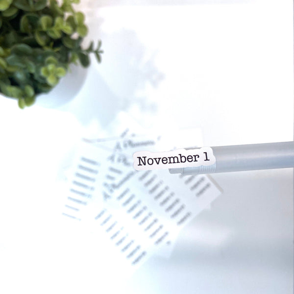 Monthly Date Stickers for Planners, Journals and Calendars — product photo 3