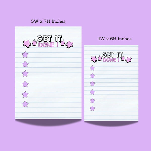 Get It Done Notepad for To Do Lists, Notes and Daily Tasks — product photo 1