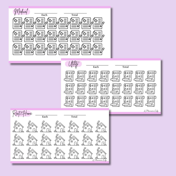 A6 Laminated Sinking Funds Trackers for Cash Budget Binders — product photo 5