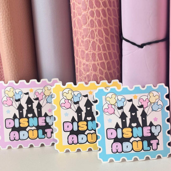 Disney Adult Theme Park Castle Die Cut Sticker for Planners — product photo 1