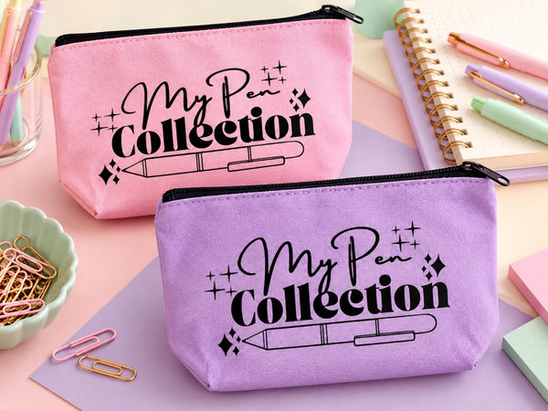 My Pen Collection canvas pen pouch