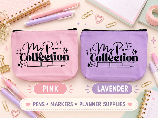 My Pen Collection canvas pen pouch